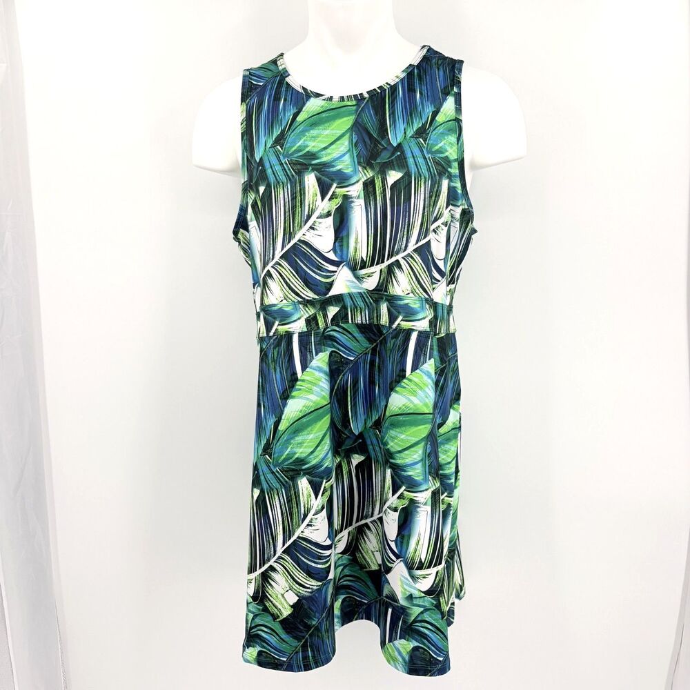 Reel Legends Keep It Cool Palm Athletic Dress XL Exercise Workout Performance